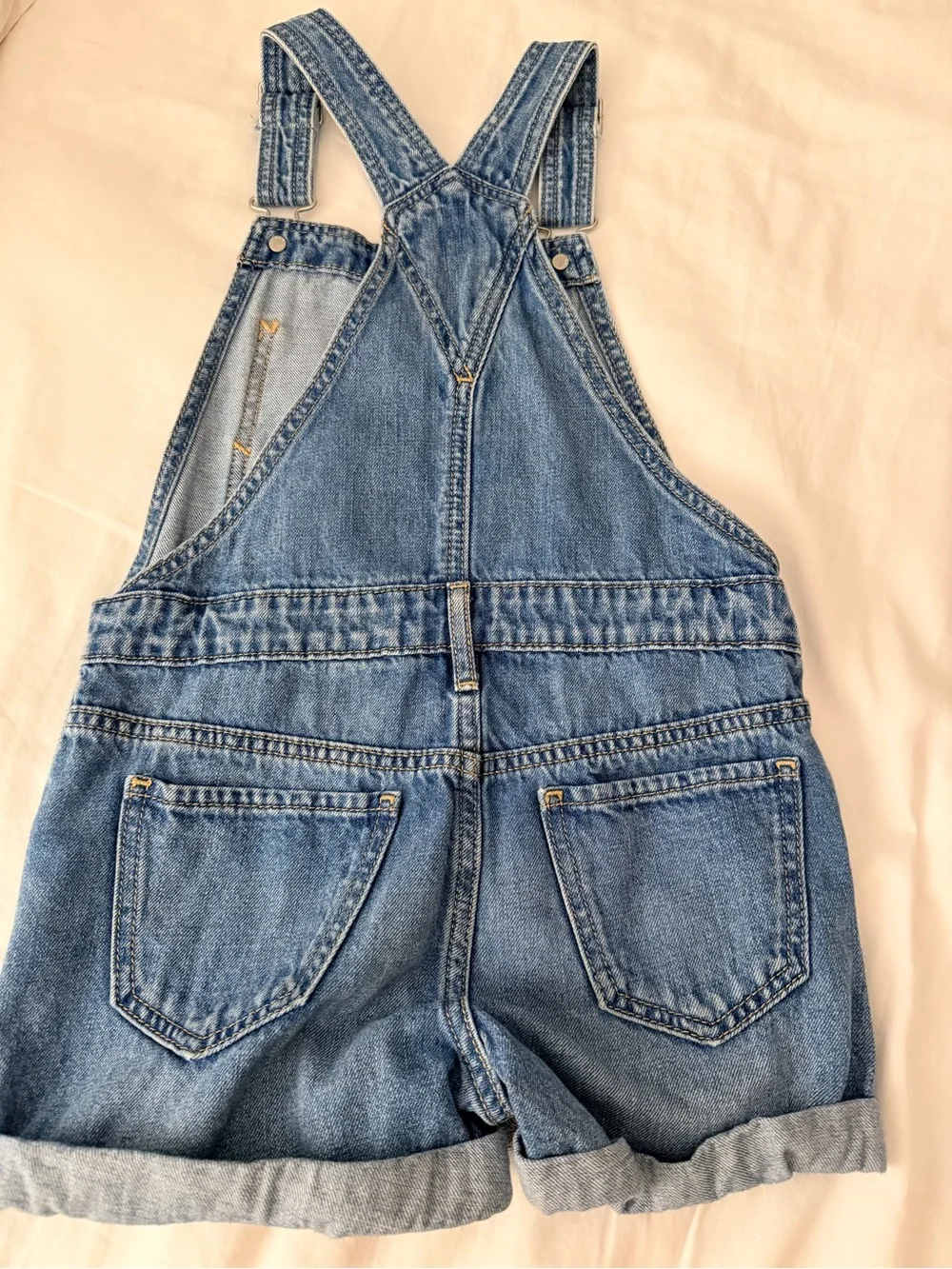 GAPKids Denim Short Overalls
